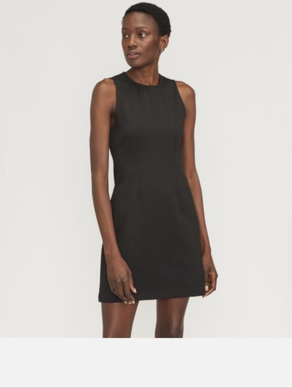 Everlane The Dream Shift Black Sleeveless Sheath Dress Sz.S NWT